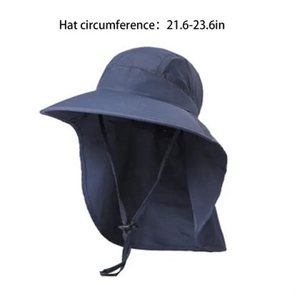 Wide Brim Bucket Sun Visor Hat