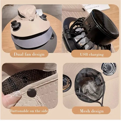 Solar Fan Cap