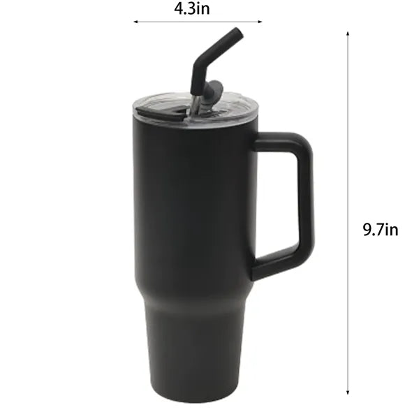 40oz Stainless Steel Triple Layer Insulated Travel Tumbler