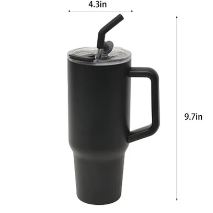 40oz Stainless Steel Triple Layer Insulated Travel Tumbler