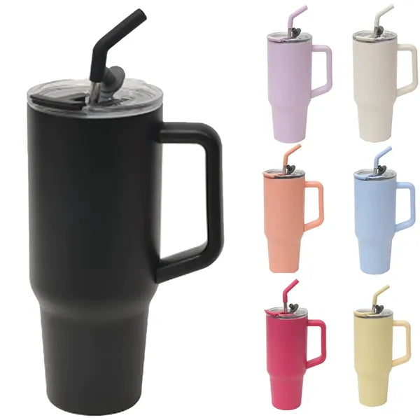 40oz Stainless Steel Triple Layer Insulated Travel Tumbler