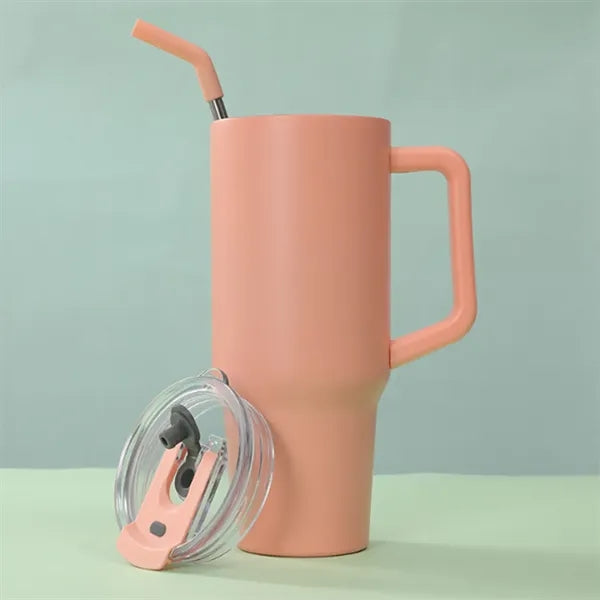 40oz Stainless Steel Triple Layer Insulated Travel Tumbler