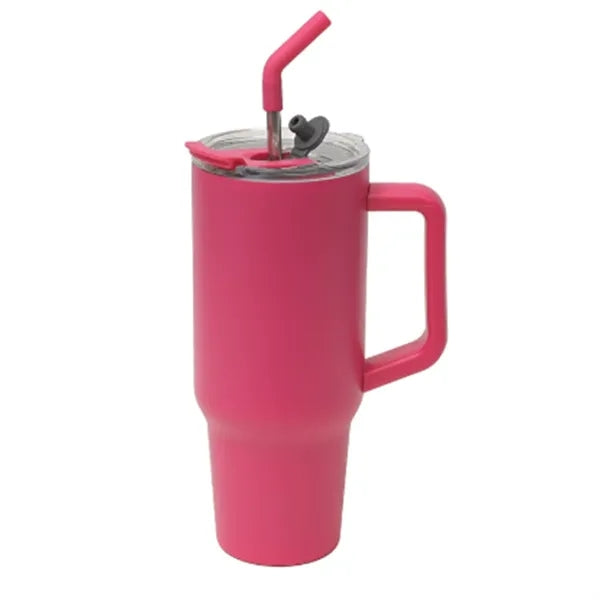 40oz Stainless Steel Triple Layer Insulated Travel Tumbler