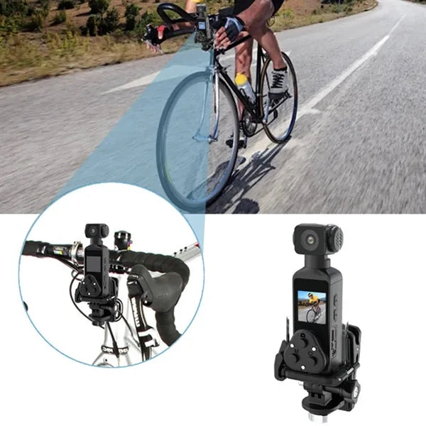 Compact Handheld Gimbal Camera for Stabilized Video Record