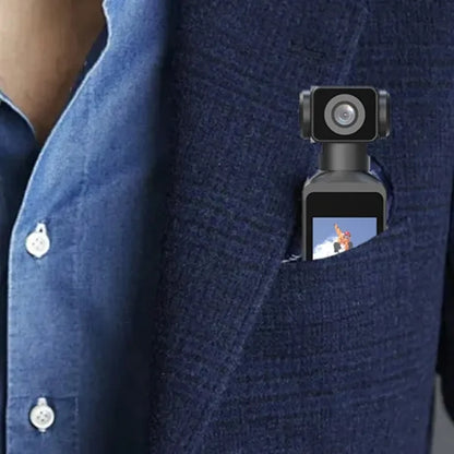Compact Handheld Gimbal Camera for Stabilized Video Record