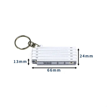 Folding Ruler Keychain Measuring Tape Gift