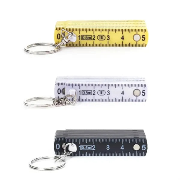 Folding Ruler Keychain Measuring Tape Gift