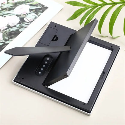Digital Clock Photo Frame with Calendar and Temperature