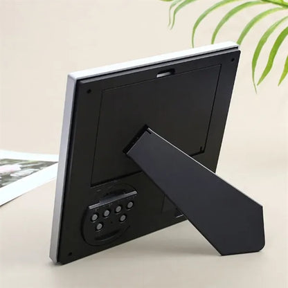 Digital Photo Frame Clock with Date and Temperature Display