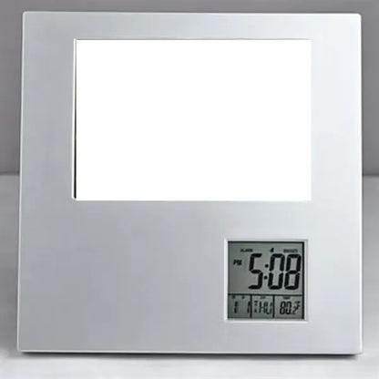 Digital Photo Frame Clock with Date and Temperature Display