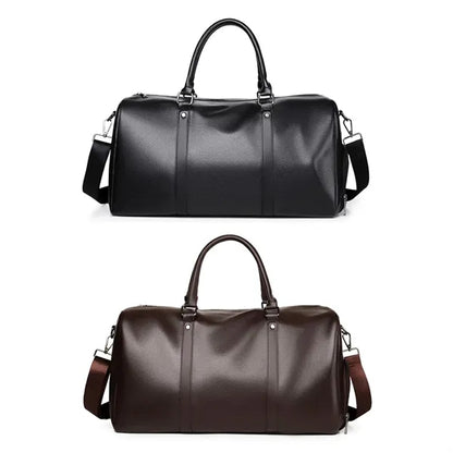PU Travel Gym Bag Waterproof with Shoe Compartment