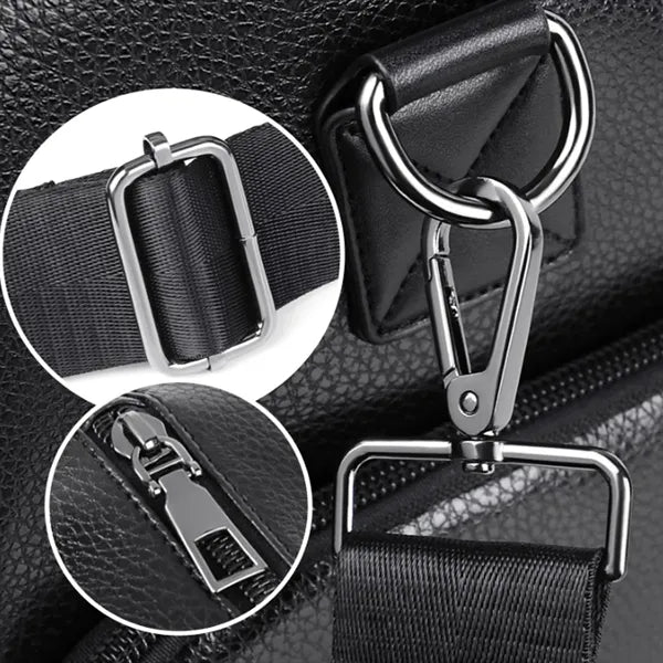 PU Travel Gym Bag Waterproof with Shoe Compartment