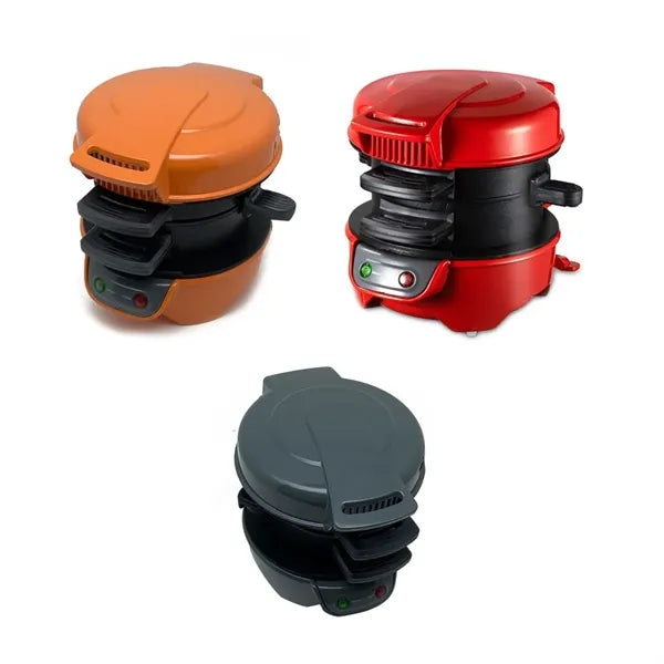 Compact Collapsible Electric Sandwich Maker and Breakfast