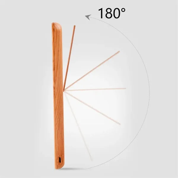 Wood Grain SAD Therapy Light with Adjustable Color