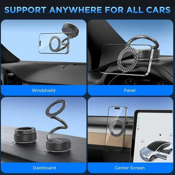 New Vacuum Magnetic Phone Holder Stand with Suction Cup