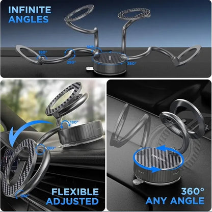 New Vacuum Magnetic Phone Holder Stand with Suction Cup