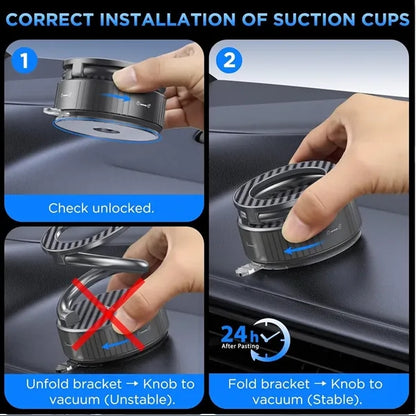 New Vacuum Magnetic Phone Holder Stand with Suction Cup