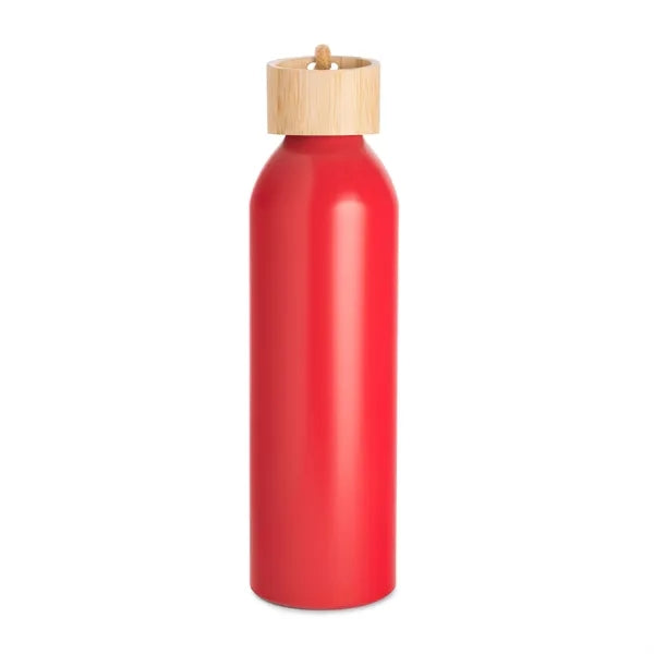 Meriden Sustainable Aluminum Bottle with Bamboo Lid &Cotton