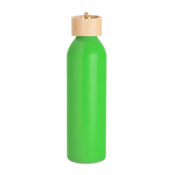 Meriden Sustainable Aluminum Bottle with Bamboo Lid &Cotton