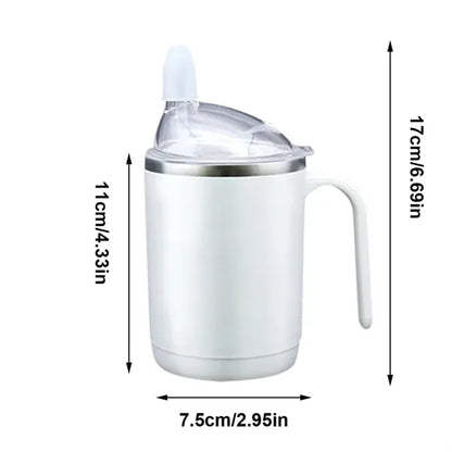 15oz Spill Proof Insulated Dysphagia Cup for Kids Adults