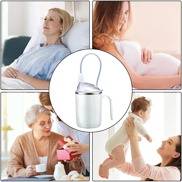 15oz Spill Proof Insulated Dysphagia Cup for Kids Adults