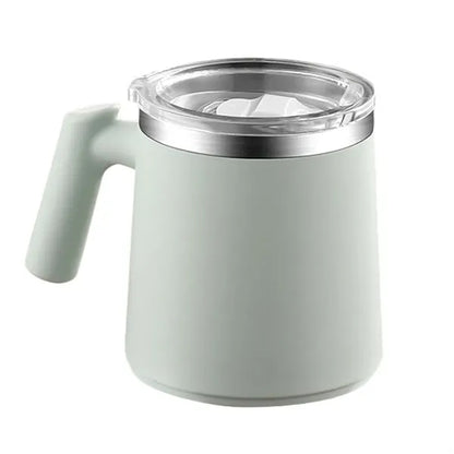 304 Stainless Steel Double-Layer Anti-Scalding Mug With Lid