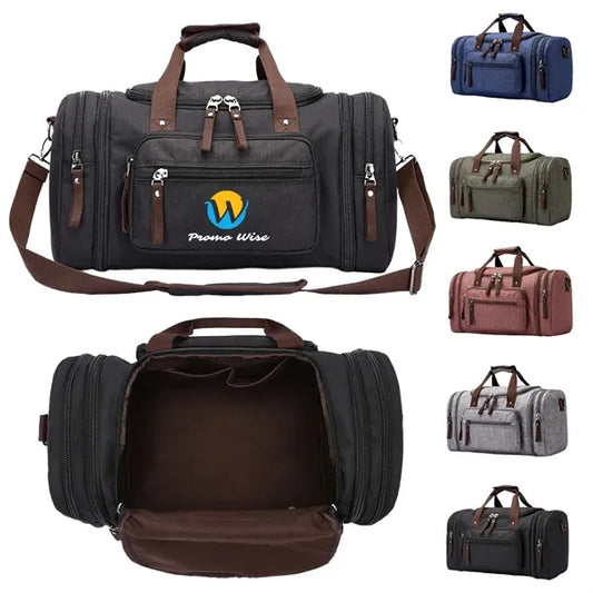 Outdoor Large Capacity Crossbody Portable Canvas Travel Bag