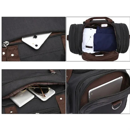 Outdoor Large Capacity Crossbody Portable Canvas Travel Bag