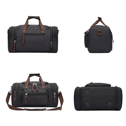 Outdoor Large Capacity Crossbody Portable Canvas Travel Bag