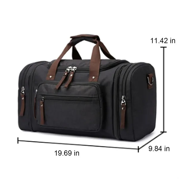 Outdoor Large Capacity Crossbody Portable Canvas Travel Bag