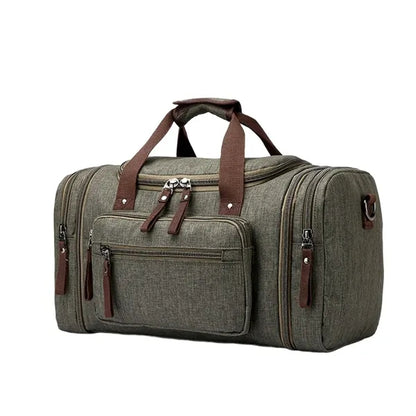 Outdoor Large Capacity Crossbody Portable Canvas Travel Bag