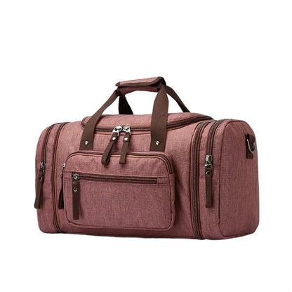 Outdoor Large Capacity Crossbody Portable Canvas Travel Bag