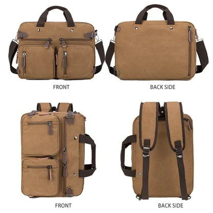 Multifunctional Hand-held Crossbody Laptop Backpack