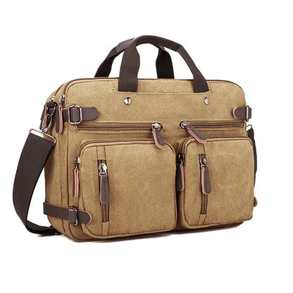 Multifunctional Hand-held Crossbody Laptop Backpack