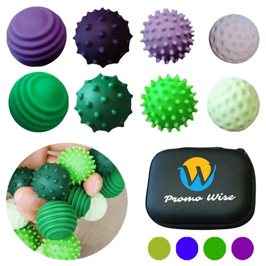 Silicone Decompression Magnetic Toy Ball Eight-Piece Set