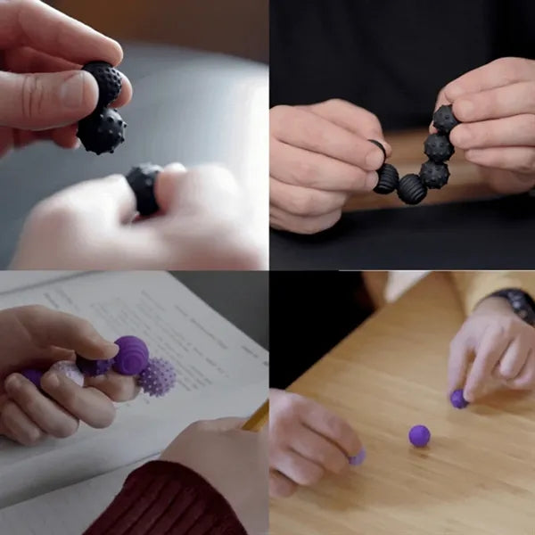 Silicone Decompression Magnetic Toy Ball Eight-Piece Set
