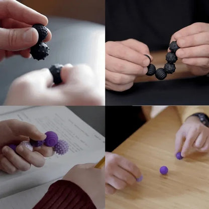 Silicone Decompression Magnetic Toy Ball Eight-Piece Set