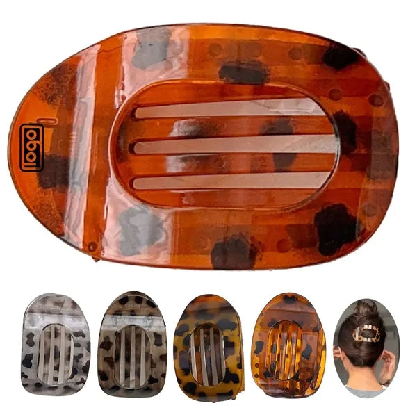 Oval Flat Hair Clips