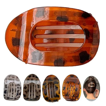 Oval Flat Hair Clips