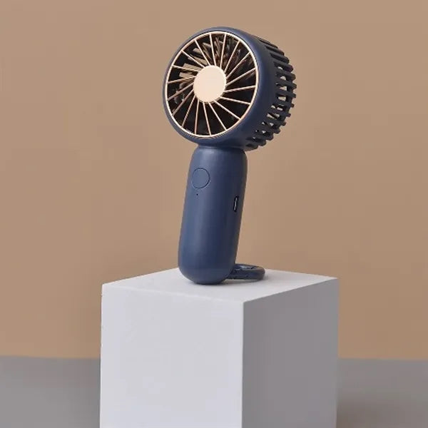 Rechargeable Mini Handheld Fan With Carebiner