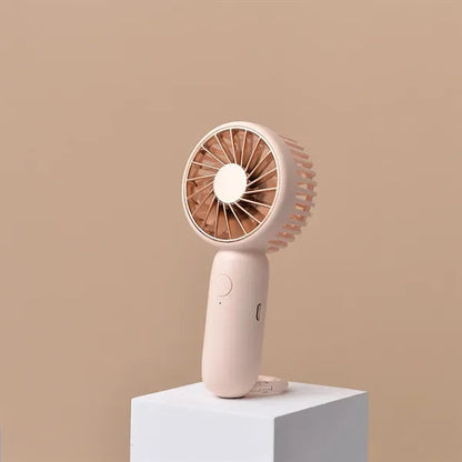 Rechargeable Mini Handheld Fan With Carebiner