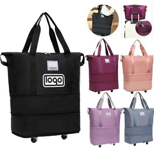 Double-Layer Expandable Travel Bag