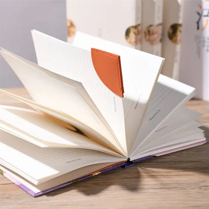 PU leather Corner Page Book Mark