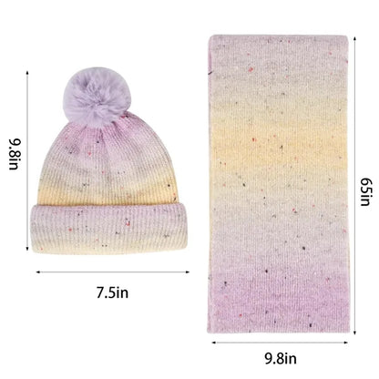 High-end Scarf and Hat Set