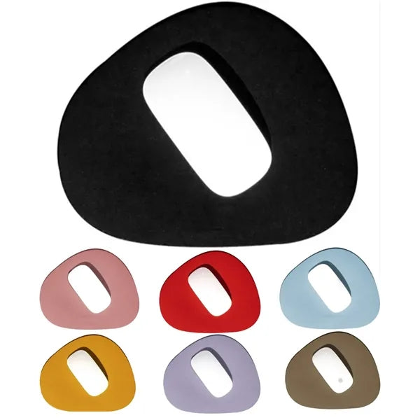 Non-slip Irregular Leather Gaming Mouse Pad