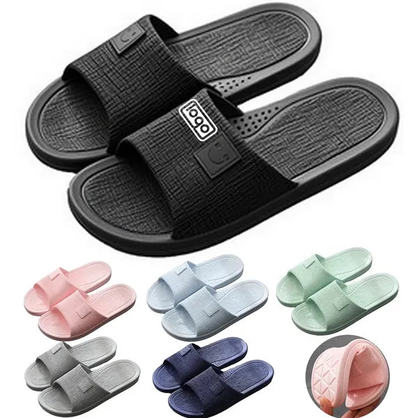 PVC Non Slip Breathable Bathroom Slippers