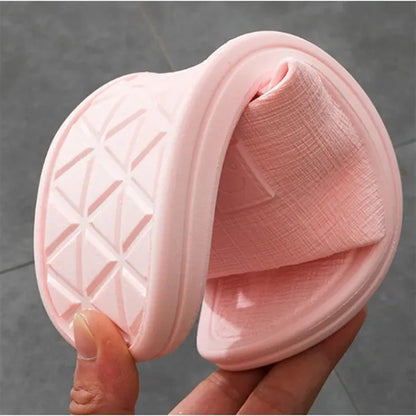 PVC Non Slip Breathable Bathroom Slippers