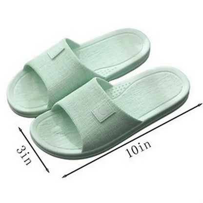 PVC Non Slip Breathable Bathroom Slippers
