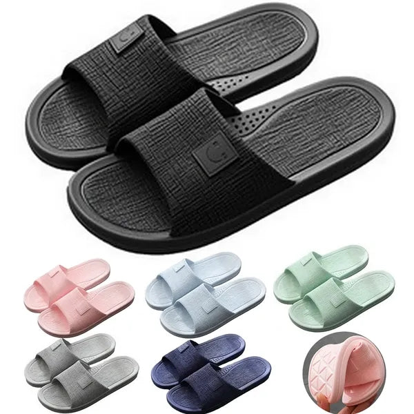 PVC Non Slip Breathable Bathroom Slippers