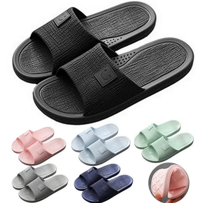 PVC Non Slip Breathable Bathroom Slippers
